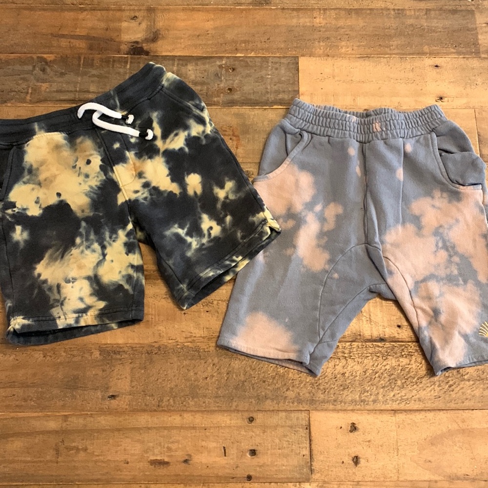 Boys tie dye shorts